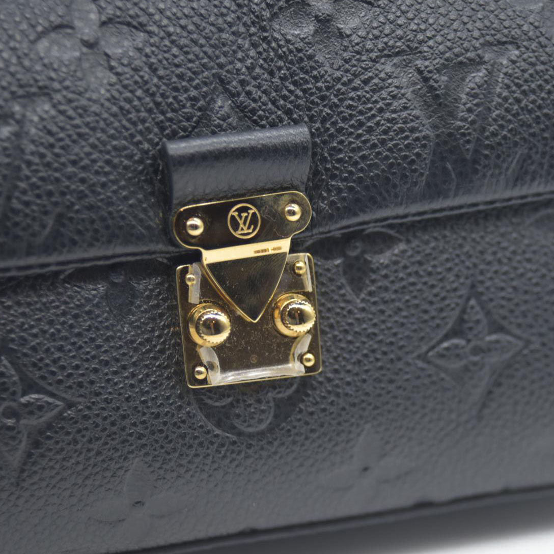 Louis Vuitton  Empreinte Monogram Nano Madeleine Black