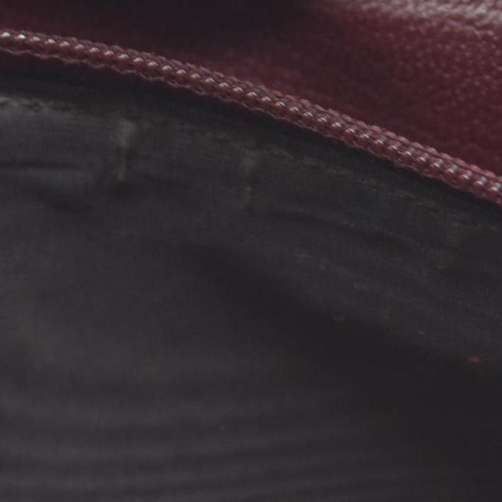 $925 Chanel  Interlocking CC Logo Wallet Burgundy CONSIGNMENT