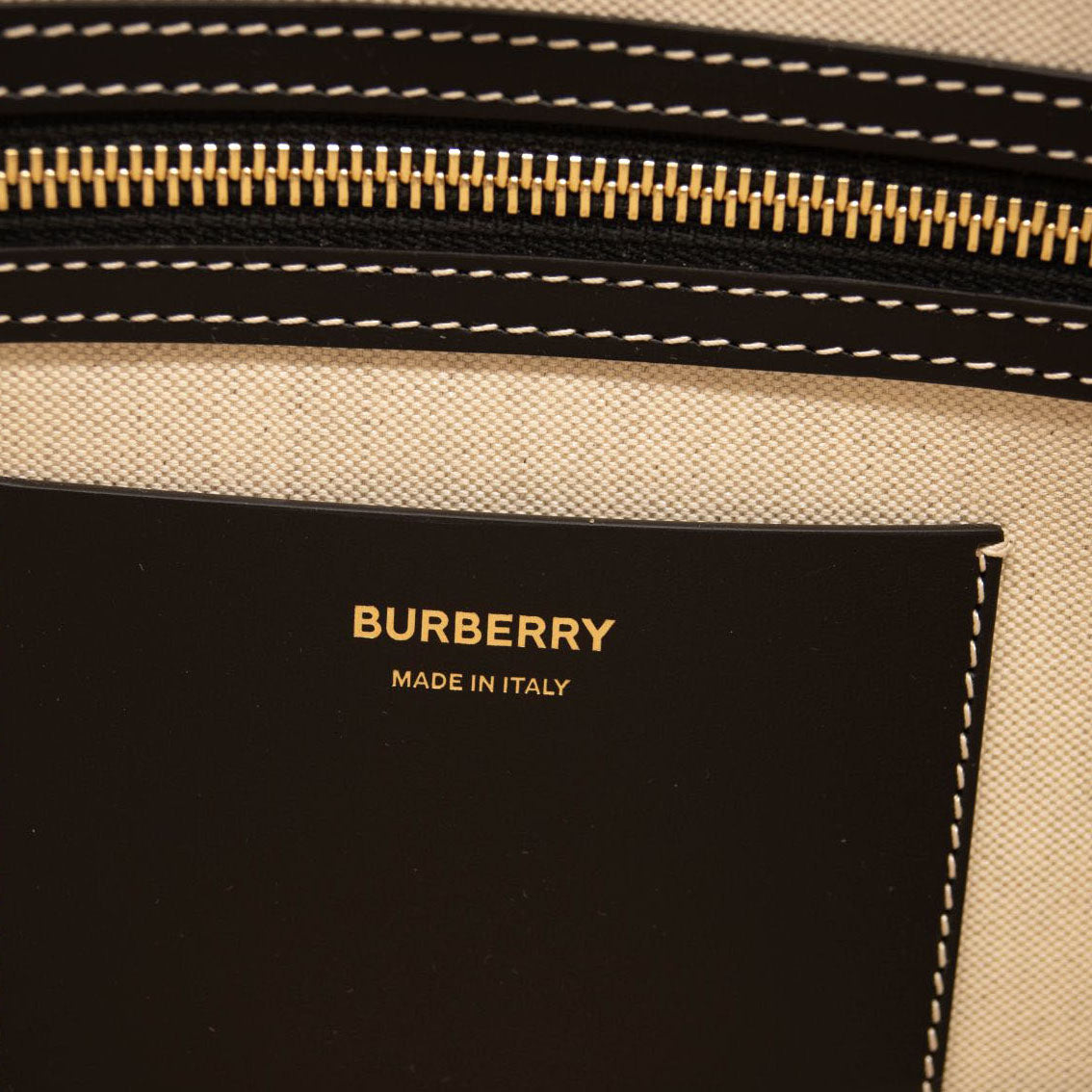 NEW Burburry Medium Soft TB Monogram Leather Tote