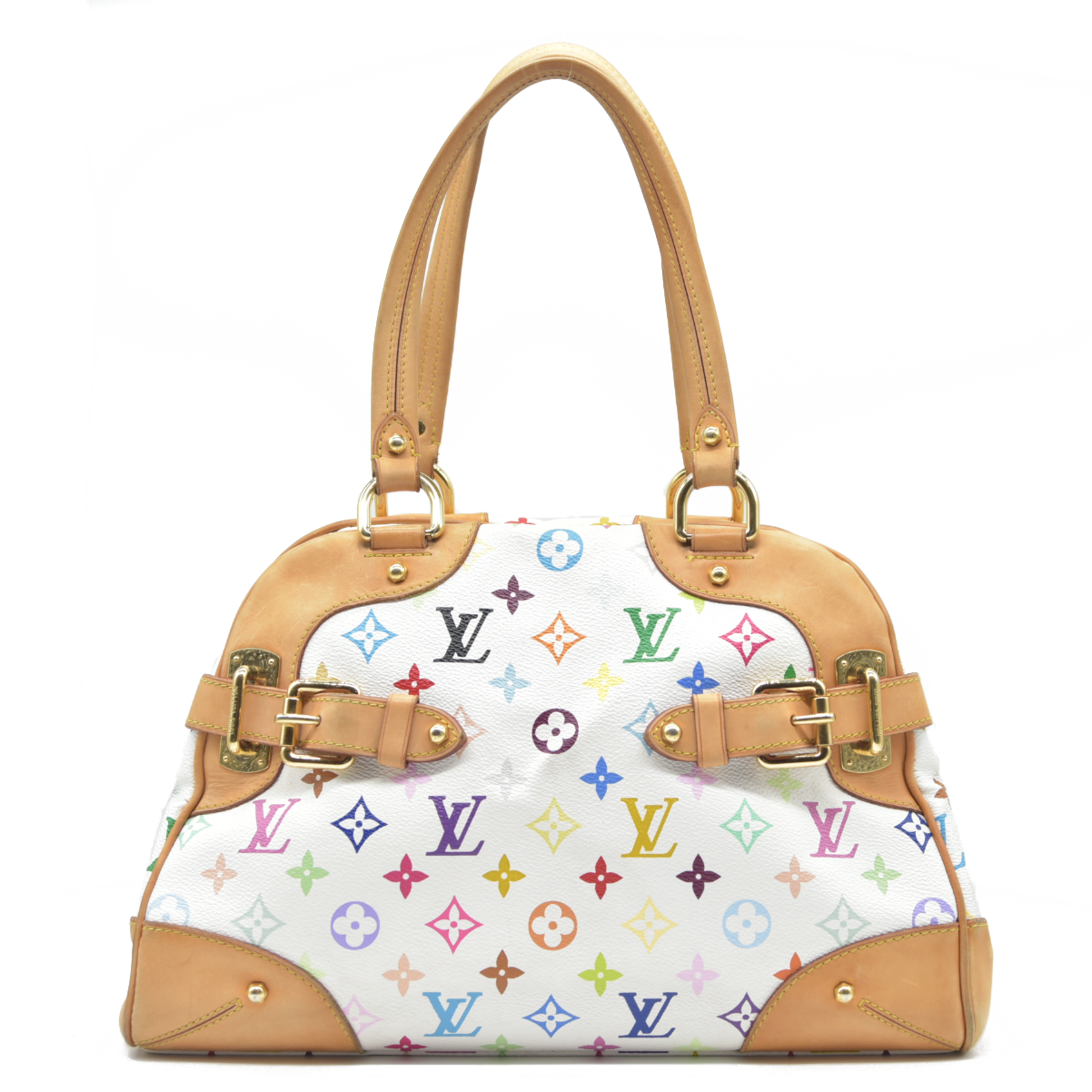 $2410 Louis Vuitton Multicolore Monogram Claudia