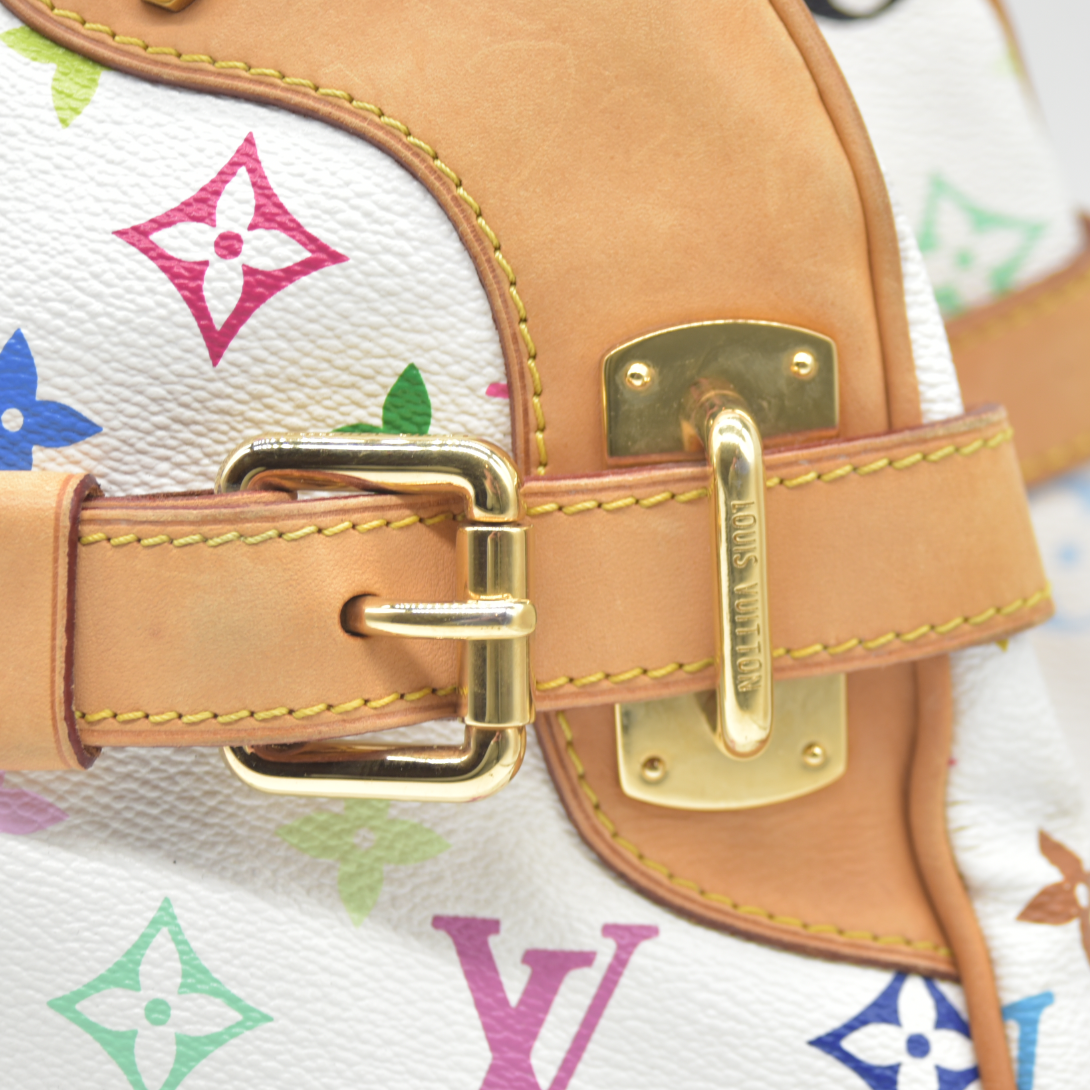 $2410 Louis Vuitton Multicolore Monogram Claudia