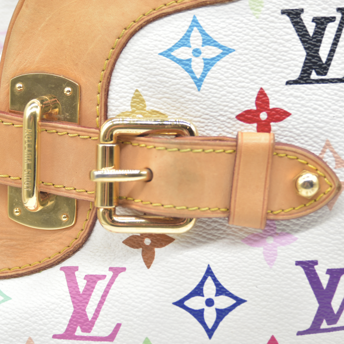 $2410 Louis Vuitton Multicolore Monogram Claudia
