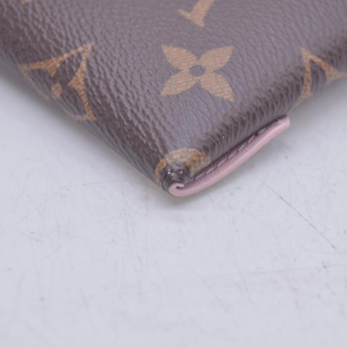 $845 Louis Vuitton Monogram Large Kirigami Pochette Insert Rose Ballerine CONSIGNMENT