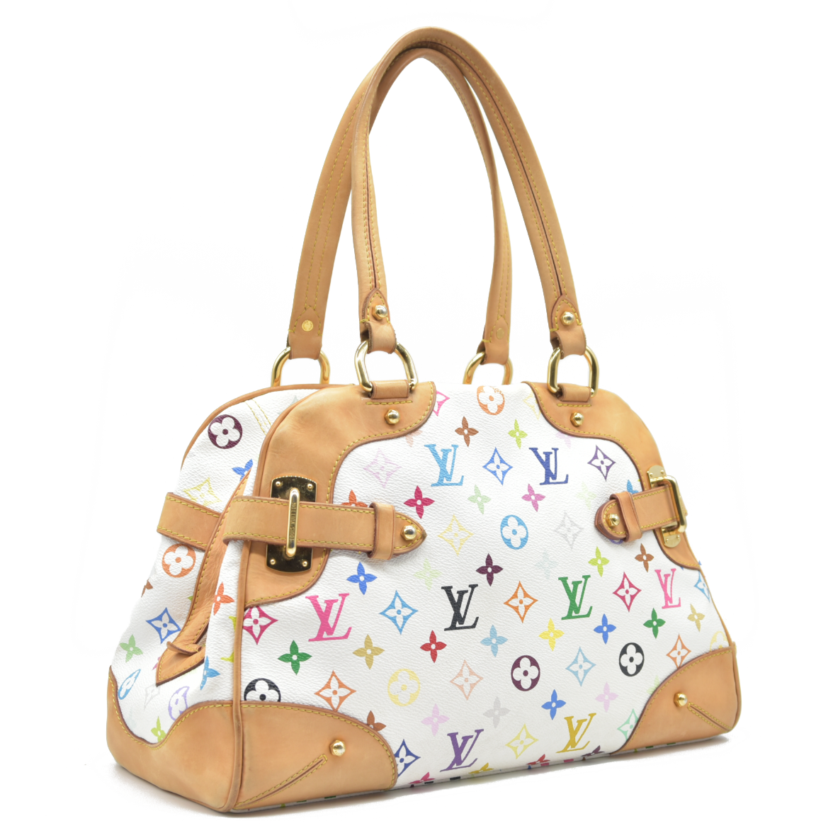 $2410 Louis Vuitton Multicolore Monogram Claudia
