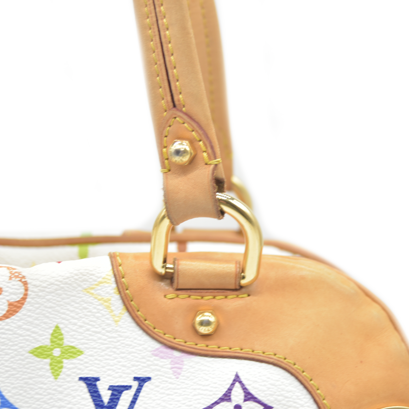 $2410 Louis Vuitton Multicolore Monogram Claudia