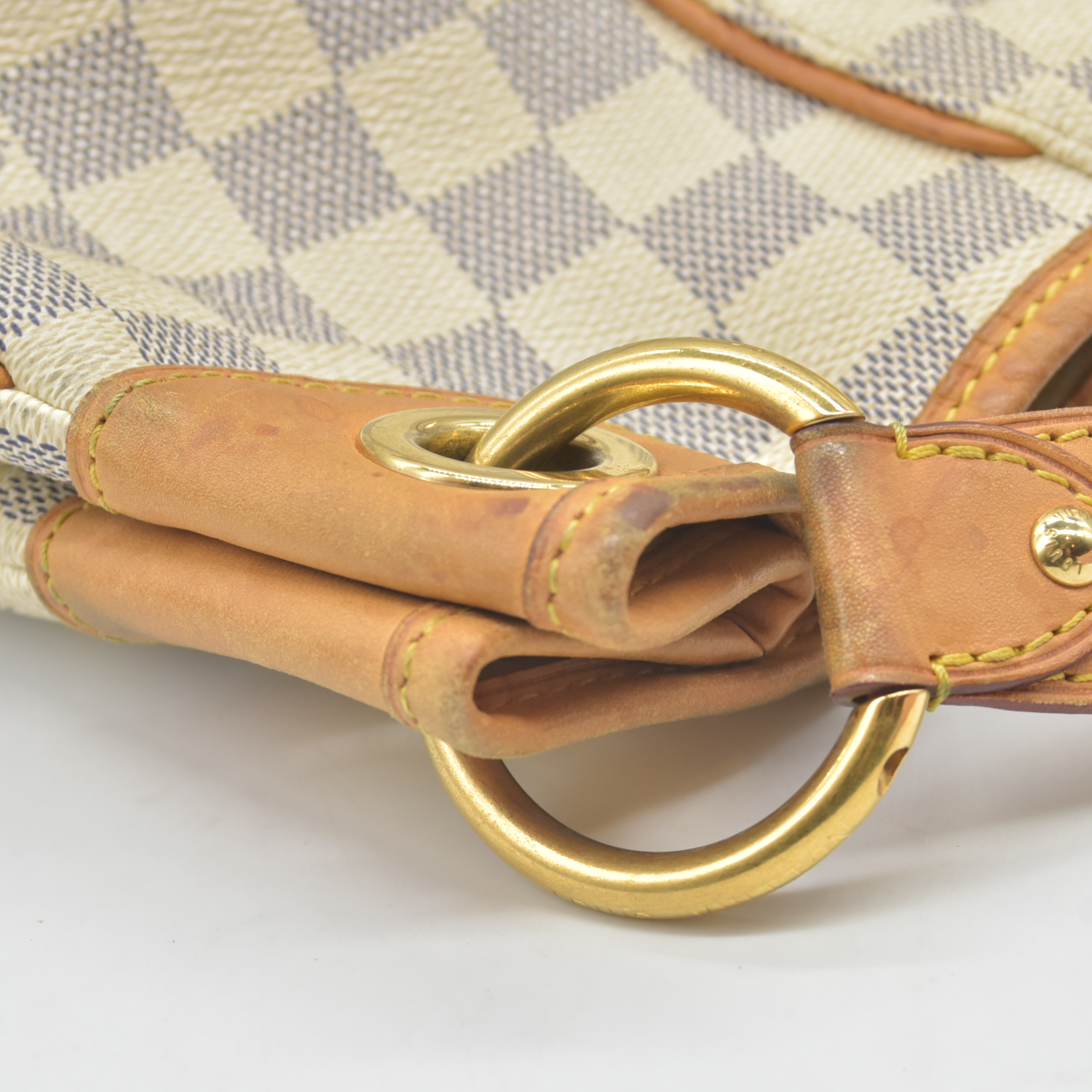 $1800 2008 Louis Vuitton Galliera PM Damier Azur MI4038