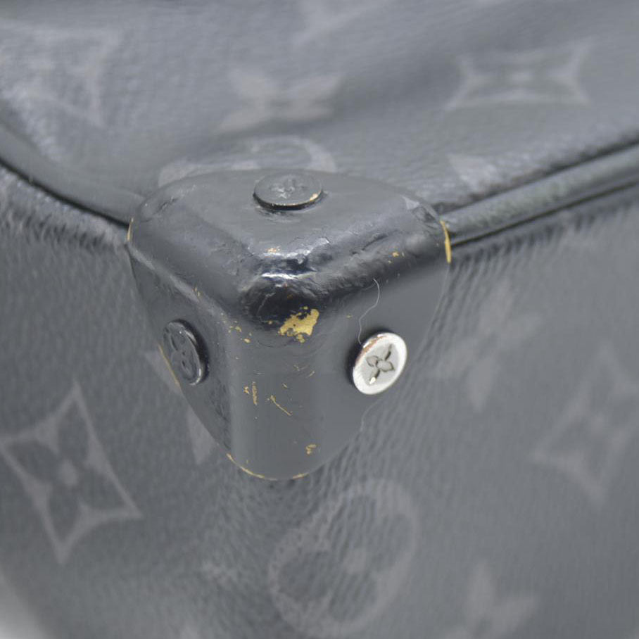 Louis Vuitton LV Shoulder Bag Soft trunk Black Monogram Eclipse MB4129