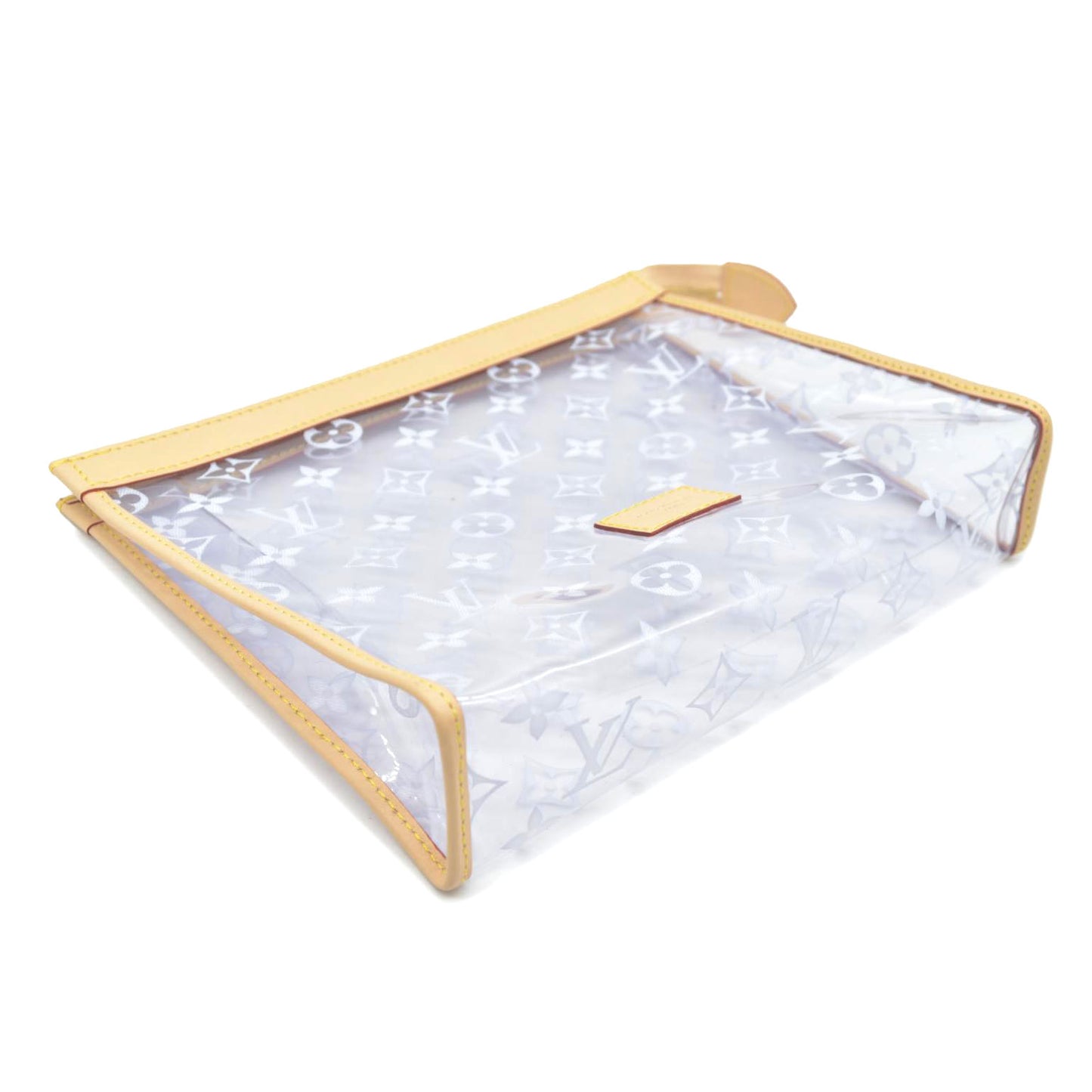 $1320 Louis Vuitton  Monogram Large Toilet Pouch 26 Translucent