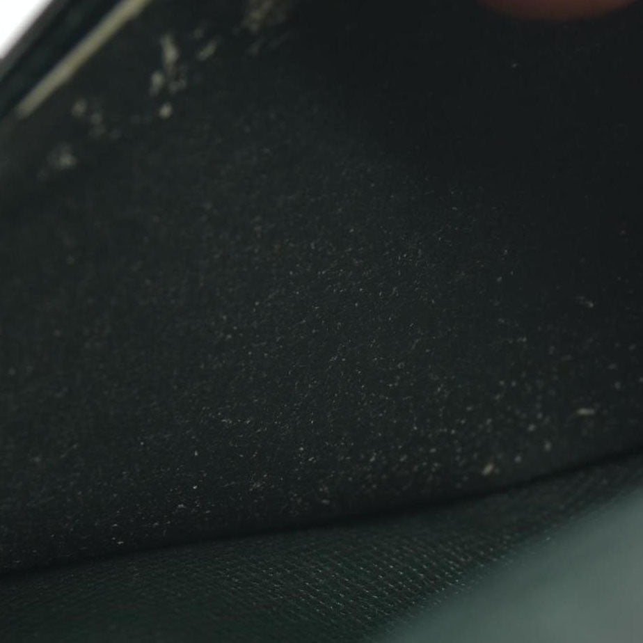 $810 1995 Louis Vuitton Taiga Brazza Wallet Dark Green MI0985 CONSIGNMENT
