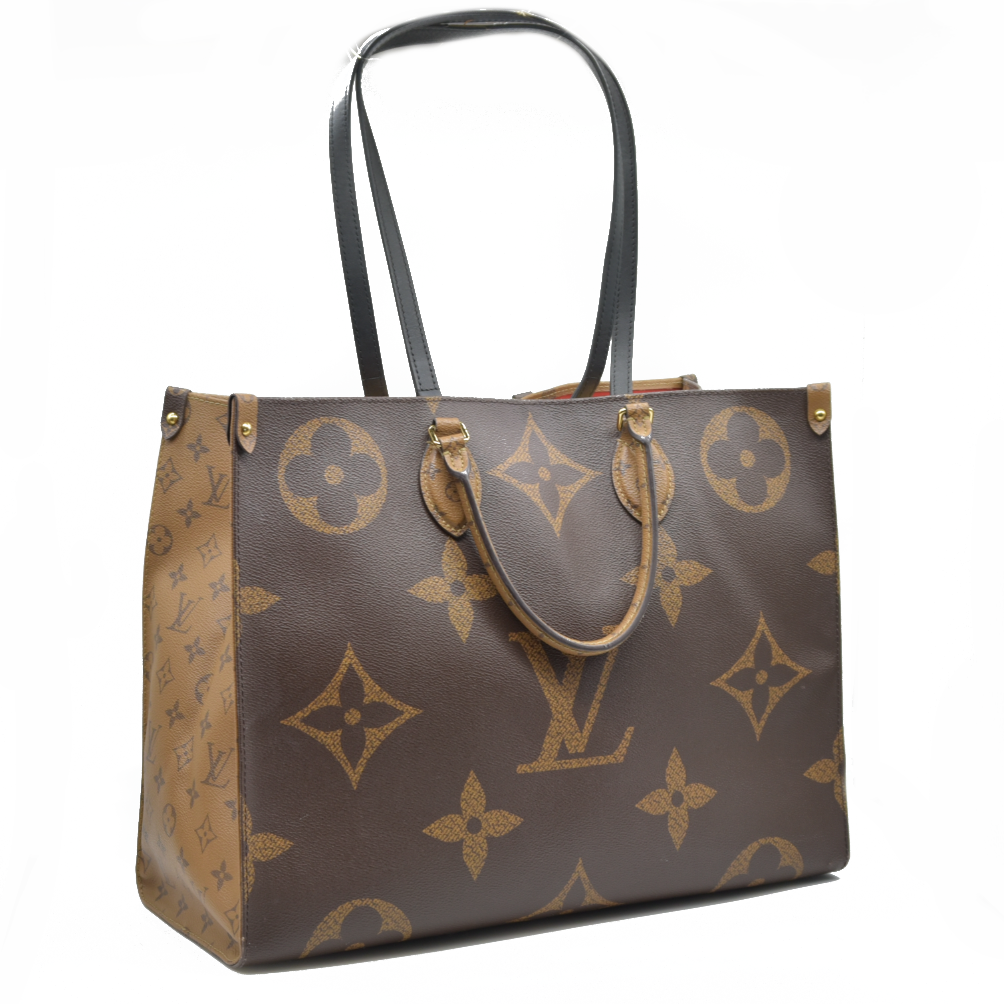 $3450 Louis Vuitton Monogram Reverse Giant OnTheGo GM