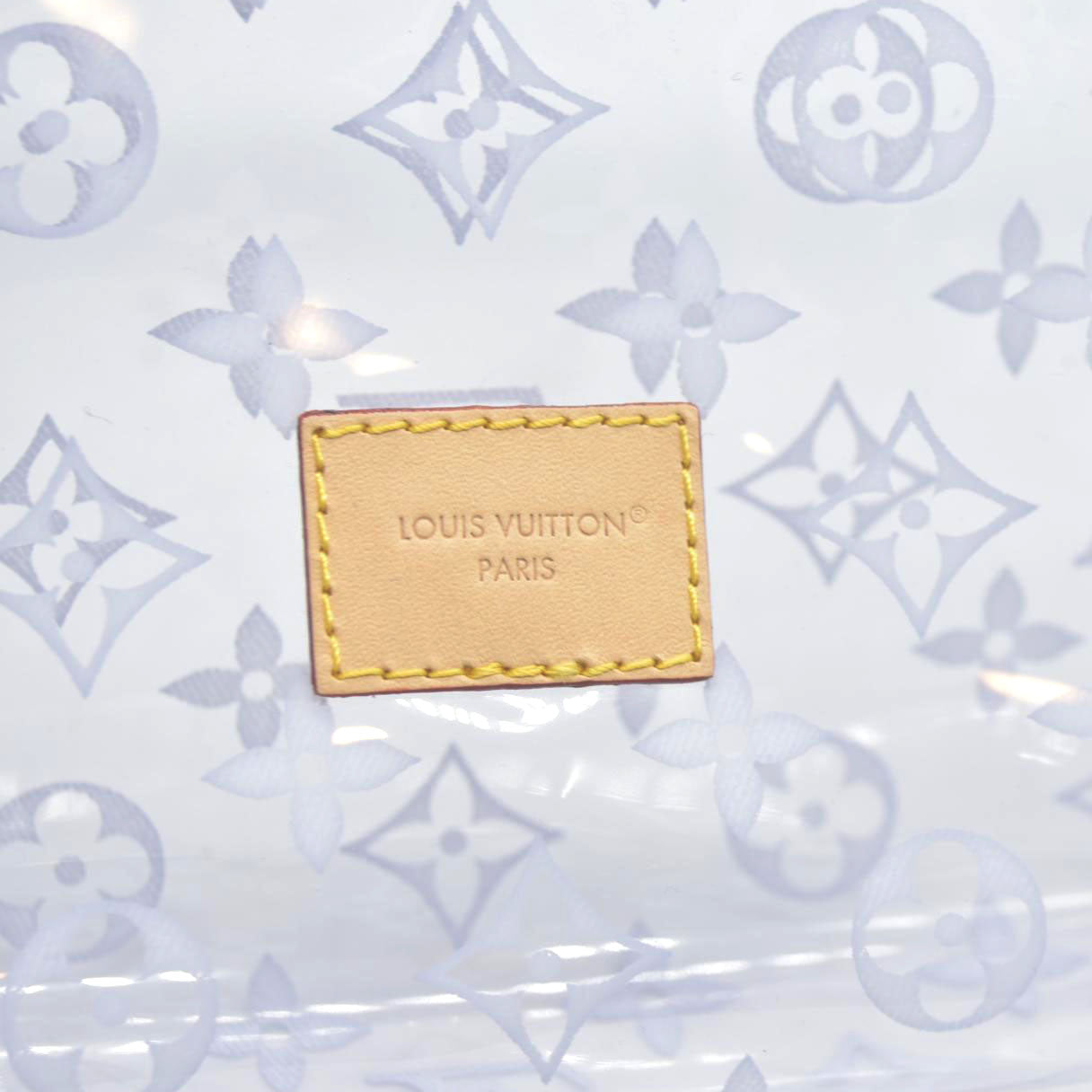$1320 Louis Vuitton  Monogram Large Toilet Pouch 26 Translucent