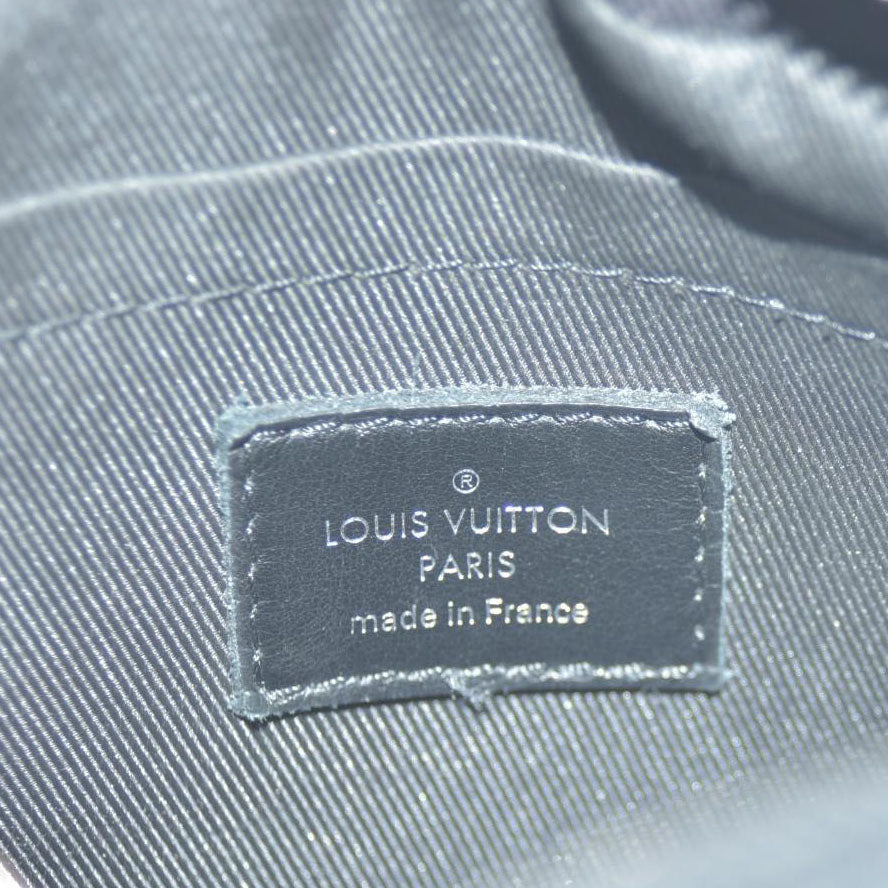 Louis Vuitton LV Shoulder Bag Soft trunk Black Monogram Eclipse MB4129