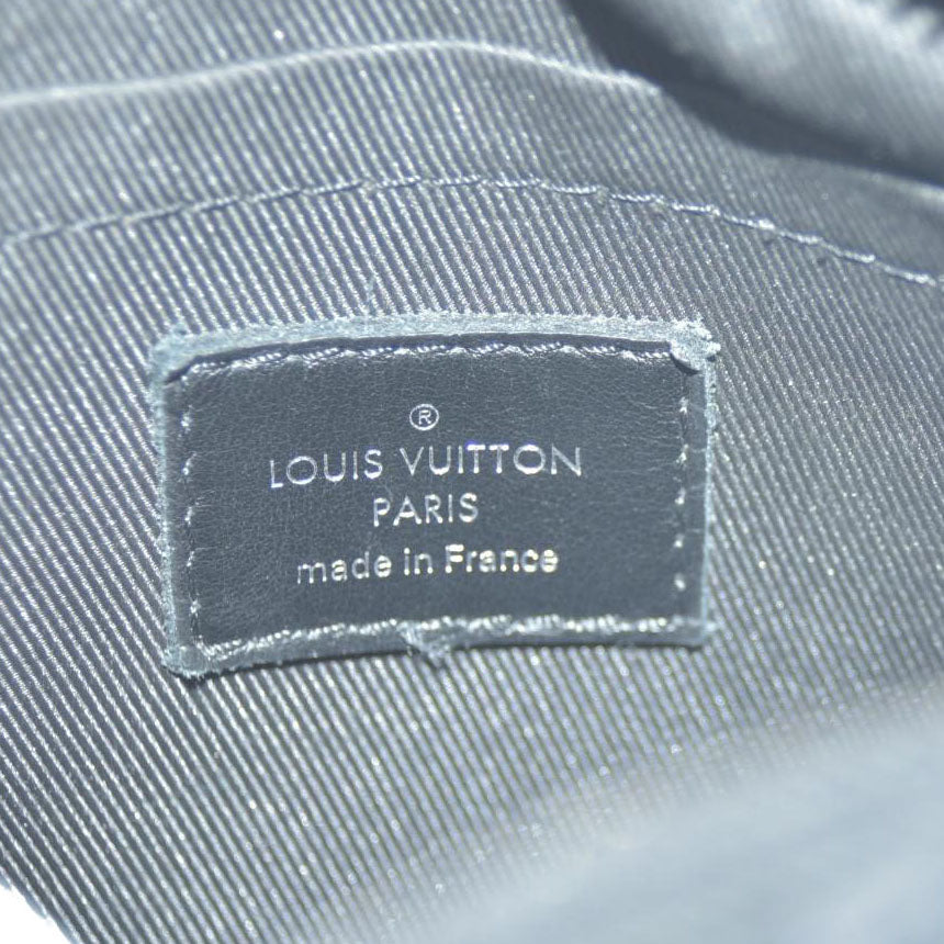 Louis Vuitton LV Shoulder Bag Soft trunk Black Monogram Eclipse MB4129