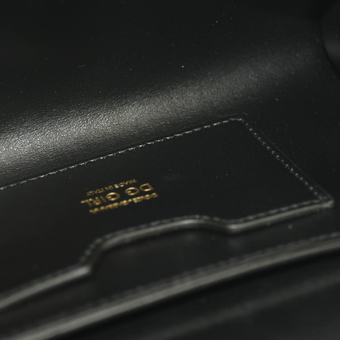 Dolce & Gabbana  DOLCE GABBANA DOLCE &amp; GABBANA Nappa Mini DG Girls Shoulder Bag Black