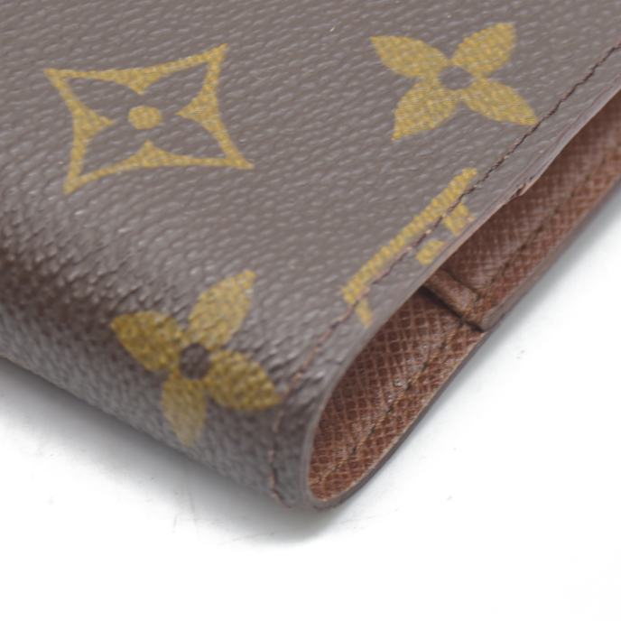 $505  Louis Vuitton Monogram Agenda PM Notebook Cover Brown CA1926 1996 CONSIGNMENT