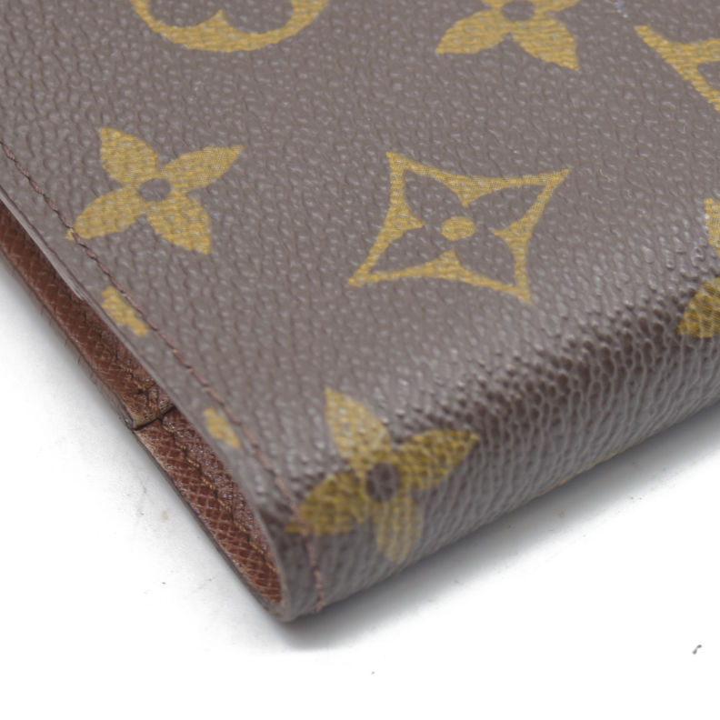$505  Louis Vuitton Monogram Agenda PM Notebook Cover Brown CA1926 1996 CONSIGNMENT