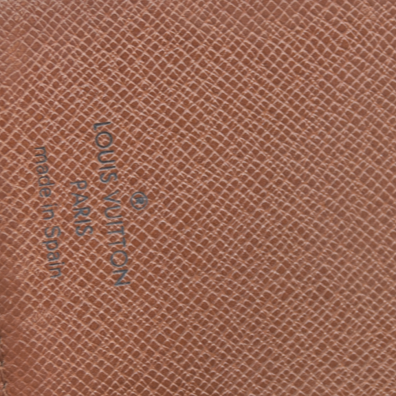 $505  Louis Vuitton Monogram Agenda PM Notebook Cover Brown CA1926 1996 CONSIGNMENT
