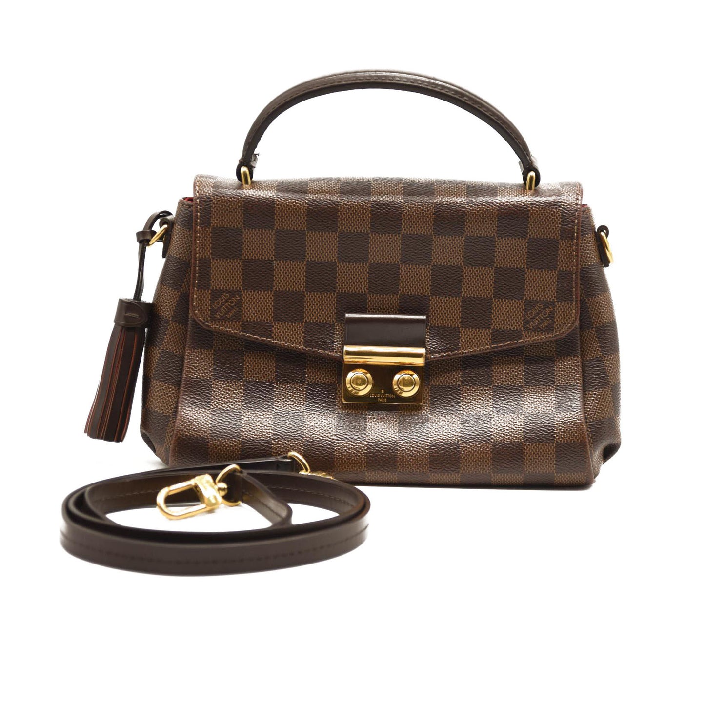 LOUIS VUITTON Damier Ebene Croisette