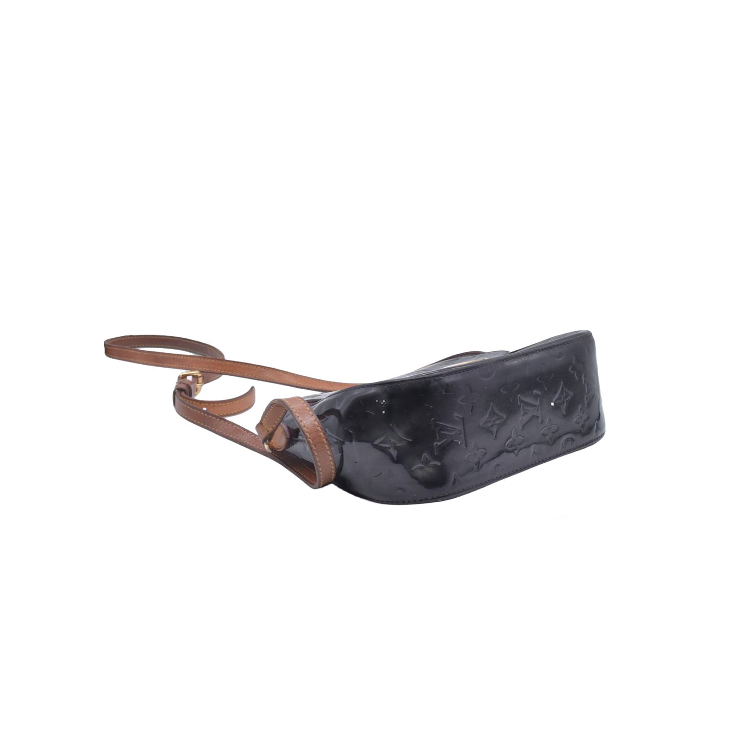 $1460 2011 Louis Vuitton  Vernis Bellflower GM Black CONSIGNMENT FL4151