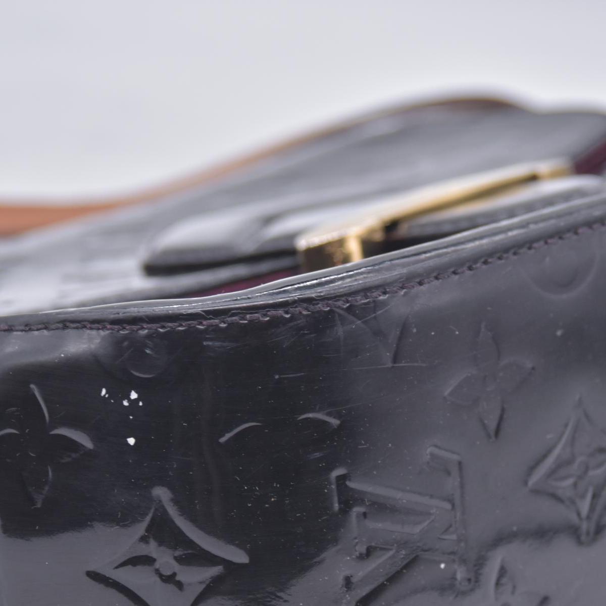 $1460 2011 Louis Vuitton  Vernis Bellflower GM Black CONSIGNMENT FL4151