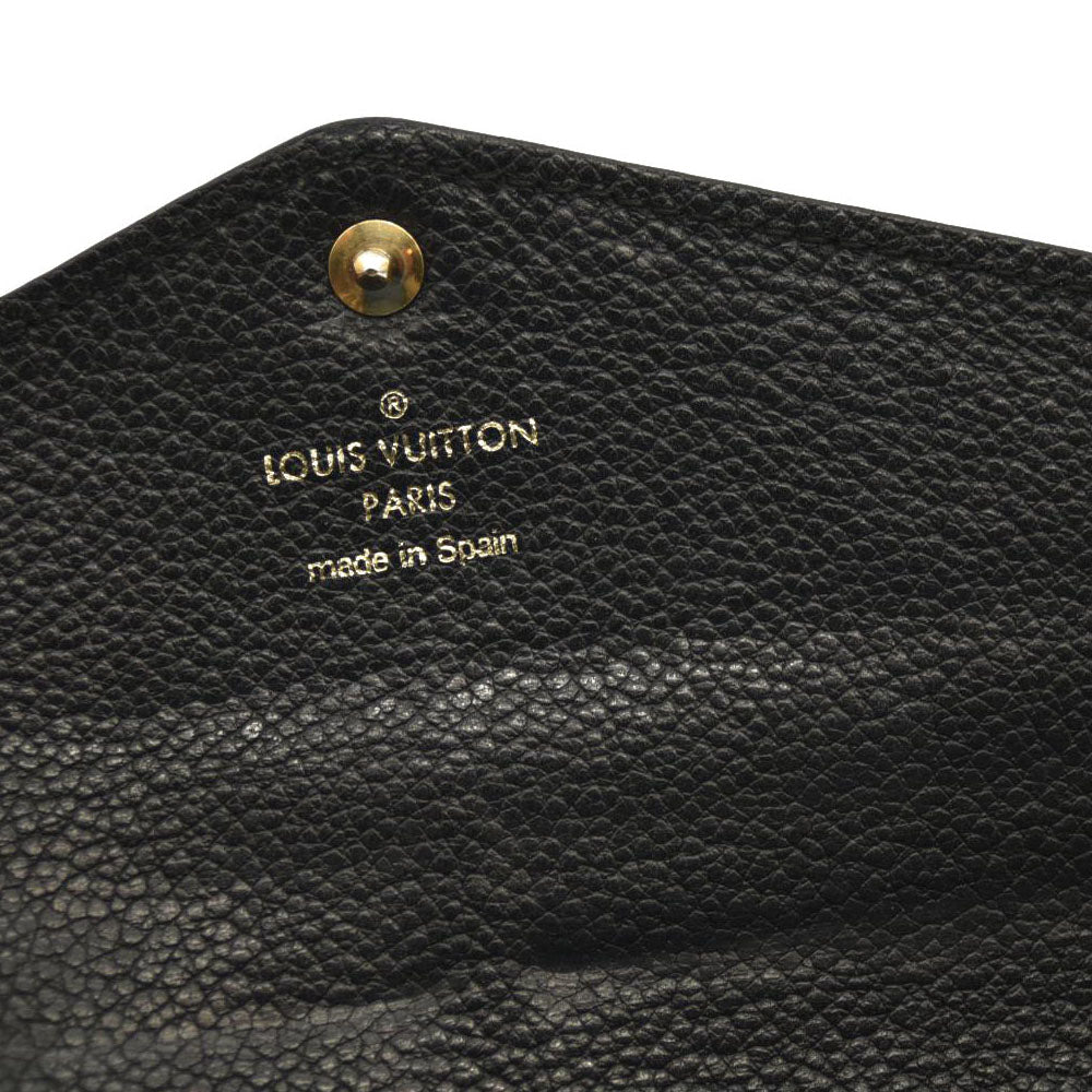 LOUIS VUITTON  Empreinte Sarah Wallet NM Black CA2115