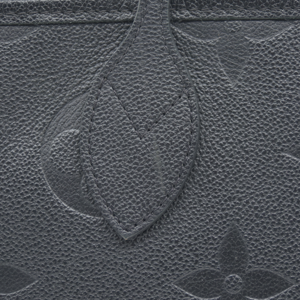 AUCTION $2940 Louis Vuitton LV Monogram Neverfull  MM Empreinte Black