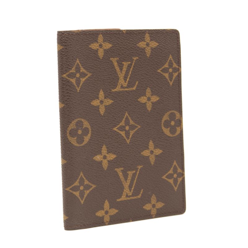 Louis Vuitton Passport Cover Brown Monogram Canvas Clutch