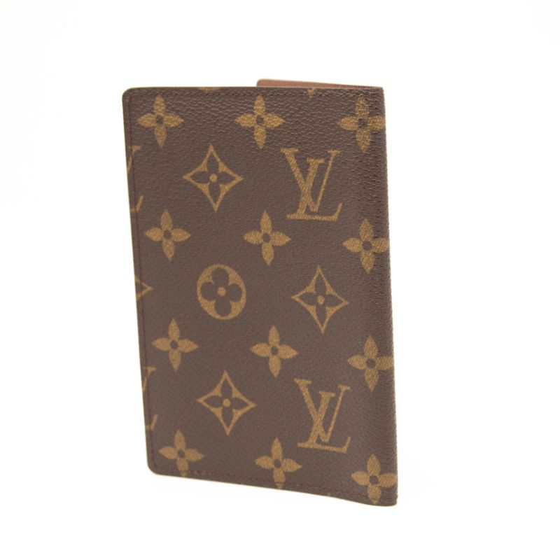 Louis Vuitton Passport Cover Brown Monogram Canvas Clutch