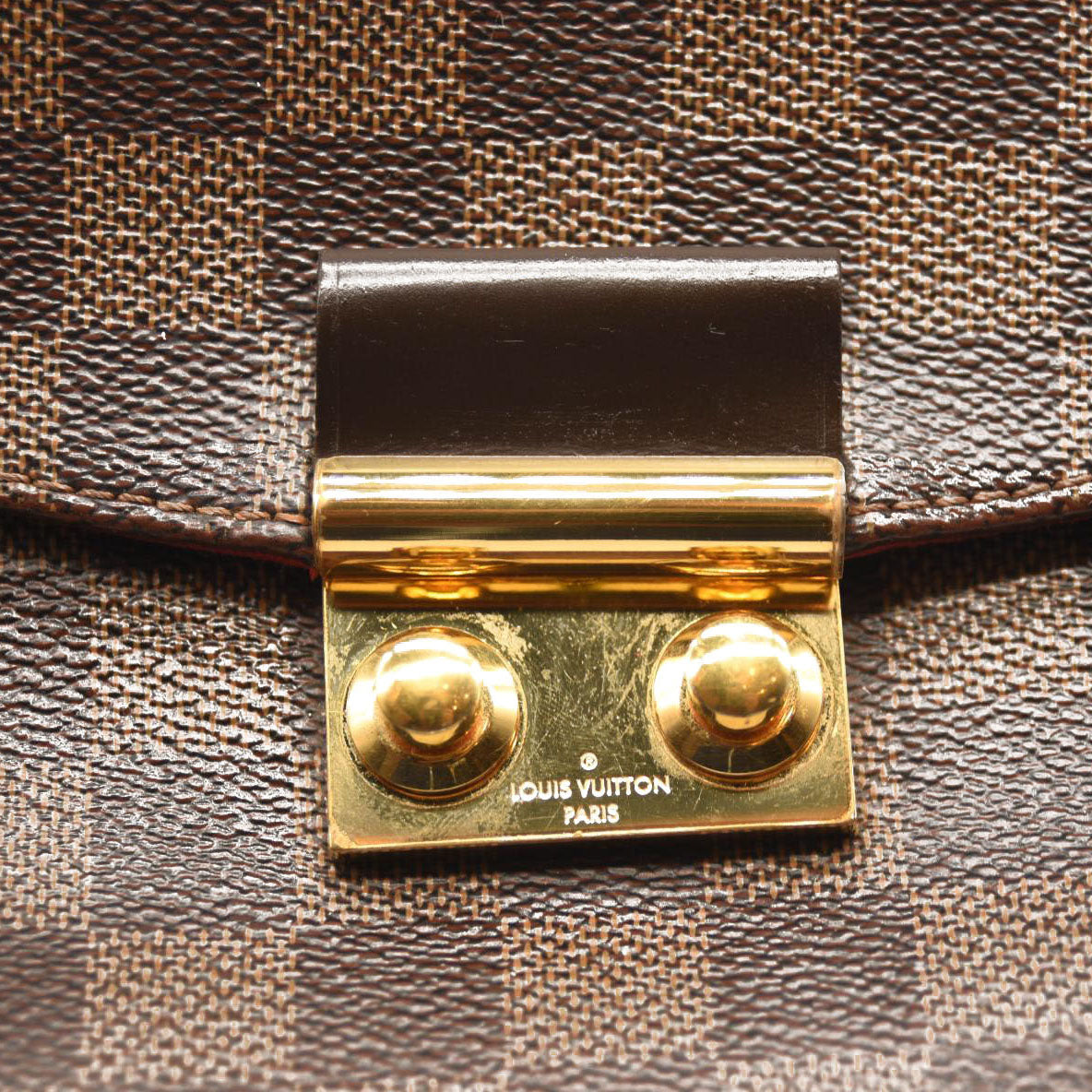 LOUIS VUITTON Damier Ebene Croisette