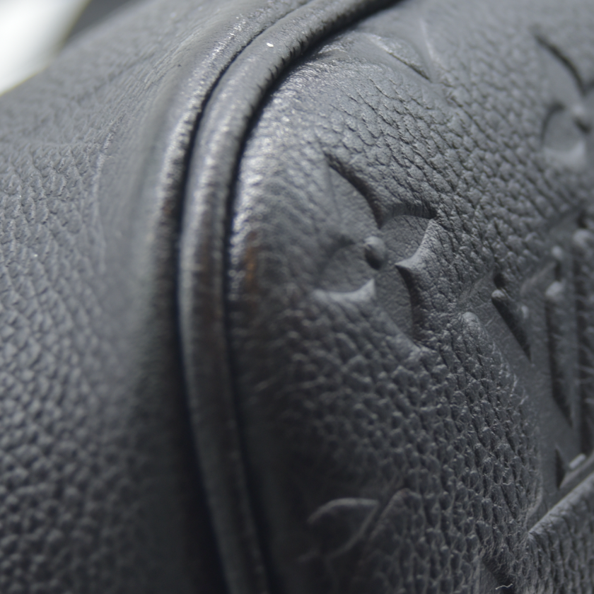 AUCTION $2940 Louis Vuitton LV Monogram Neverfull  MM Empreinte Black