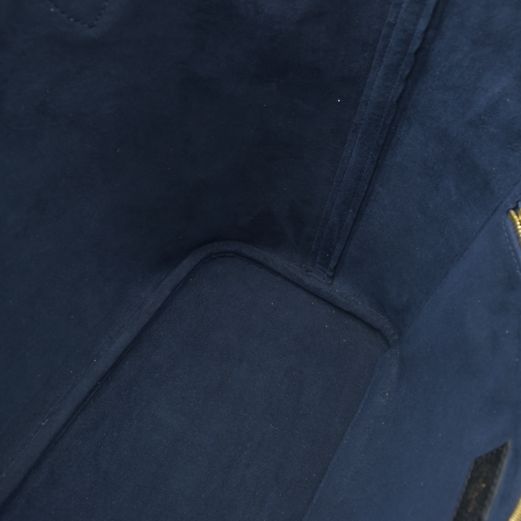 AUCTION $2940 Louis Vuitton LV Monogram Neverfull  MM Empreinte Black