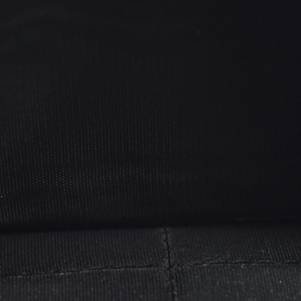 $1050 Prada Saffiano Triangle Zip Around Wallet Black CONSIGNMENT