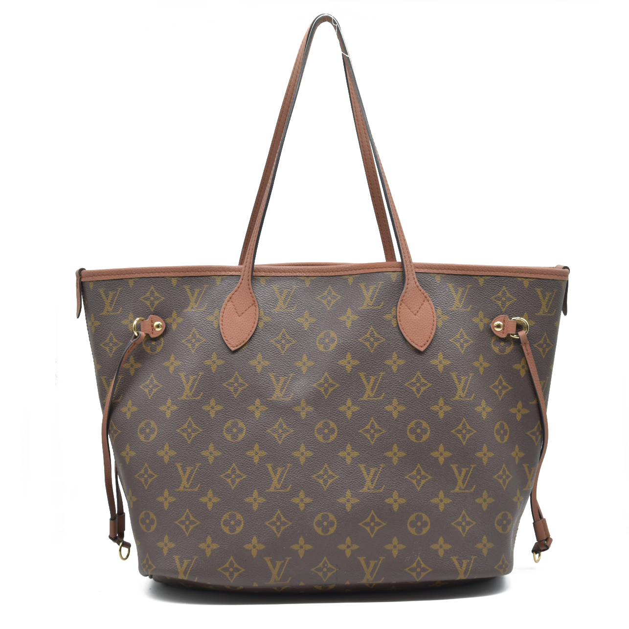 Louis Vuitton LV Monogram Neverfull Inside Out Brown Missing Pouch