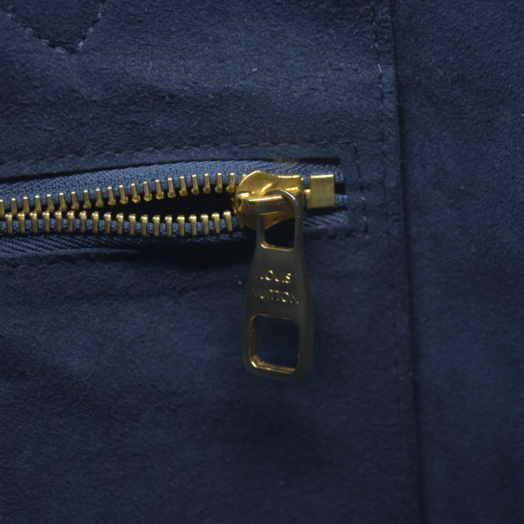 AUCTION $2940 Louis Vuitton LV Monogram Neverfull  MM Empreinte Black