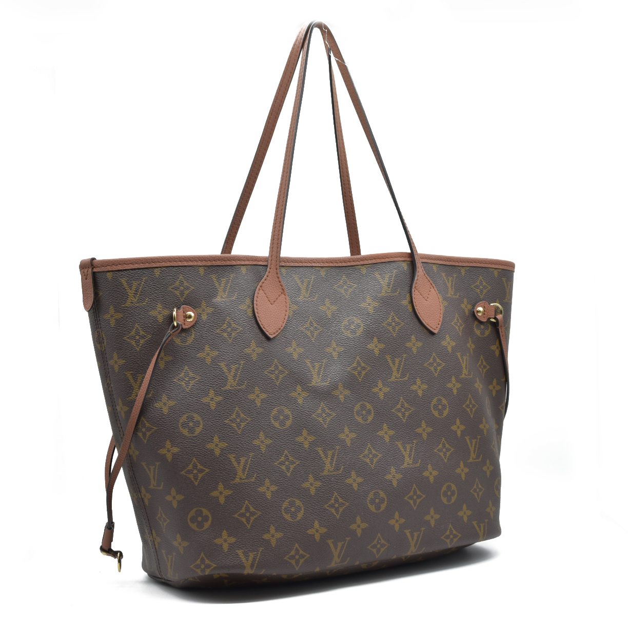Louis Vuitton LV Monogram Neverfull Inside Out Brown Missing Pouch