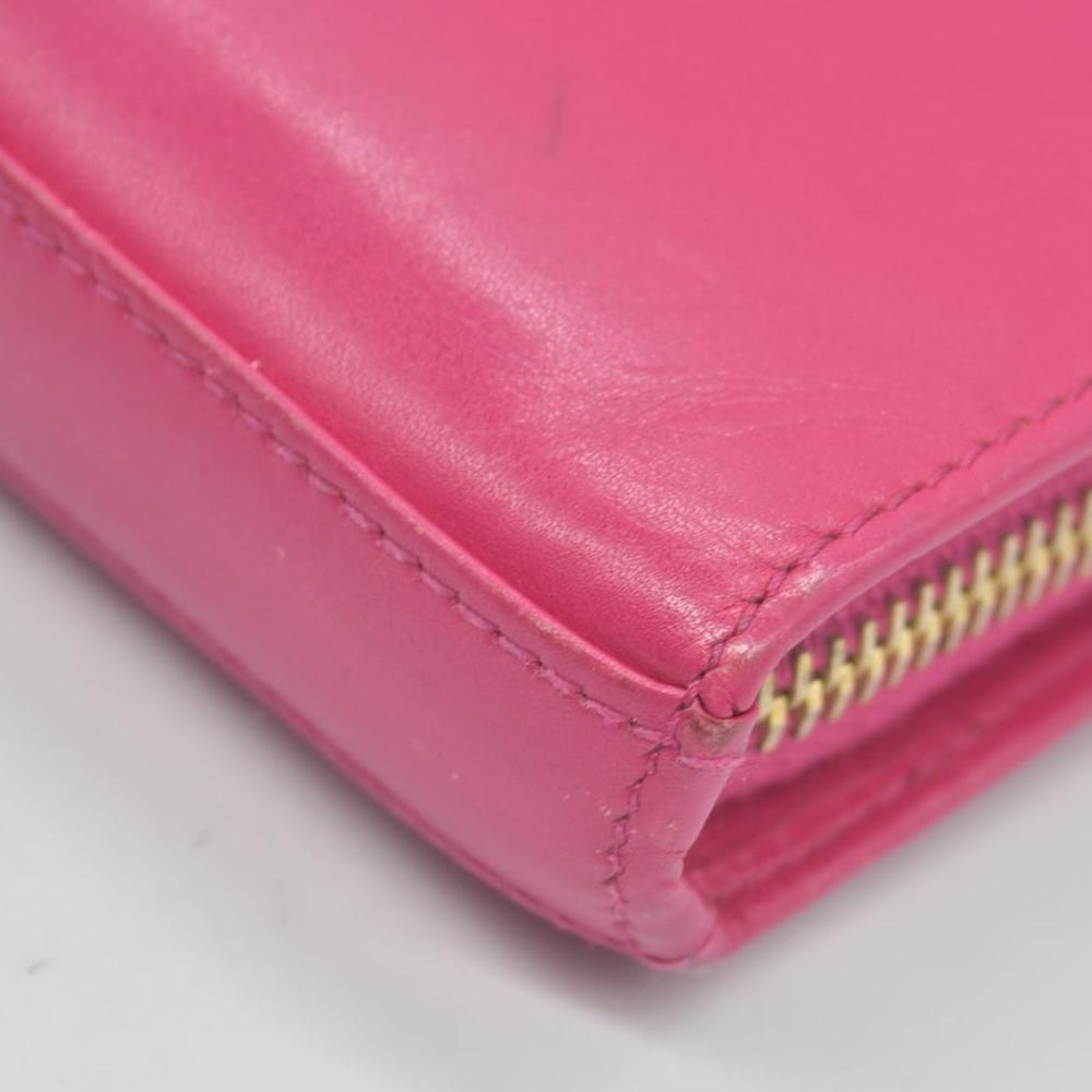 $950 Saint Laurent Pink Organizer Wallet CONSIGNMENT