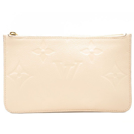 Louis Vuitton Empreinte Monogram Giant Neverfull MM Pochette Cream
