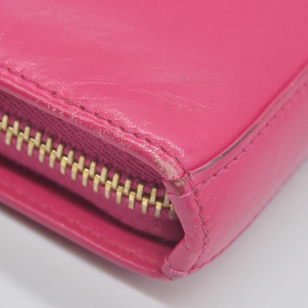 $950 Saint Laurent Pink Organizer Wallet CONSIGNMENT