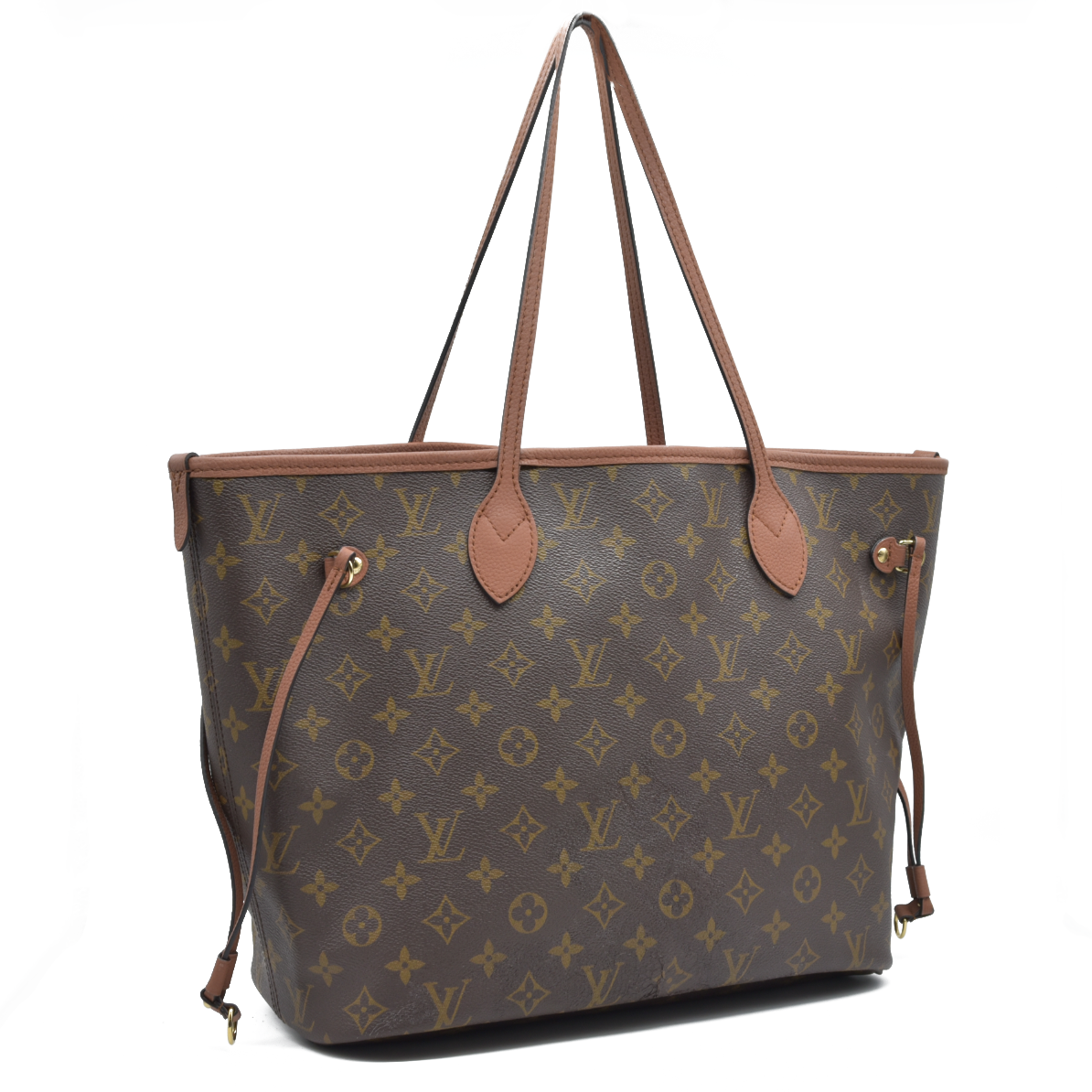 Louis Vuitton LV Monogram Neverfull Inside Out Brown Missing Pouch