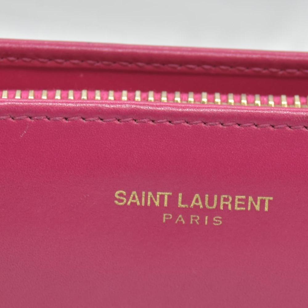 $950 Saint Laurent Pink Organizer Wallet CONSIGNMENT