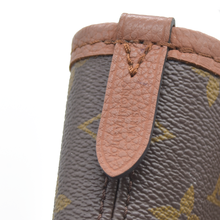 Louis Vuitton LV Monogram Neverfull Inside Out Brown Missing Pouch