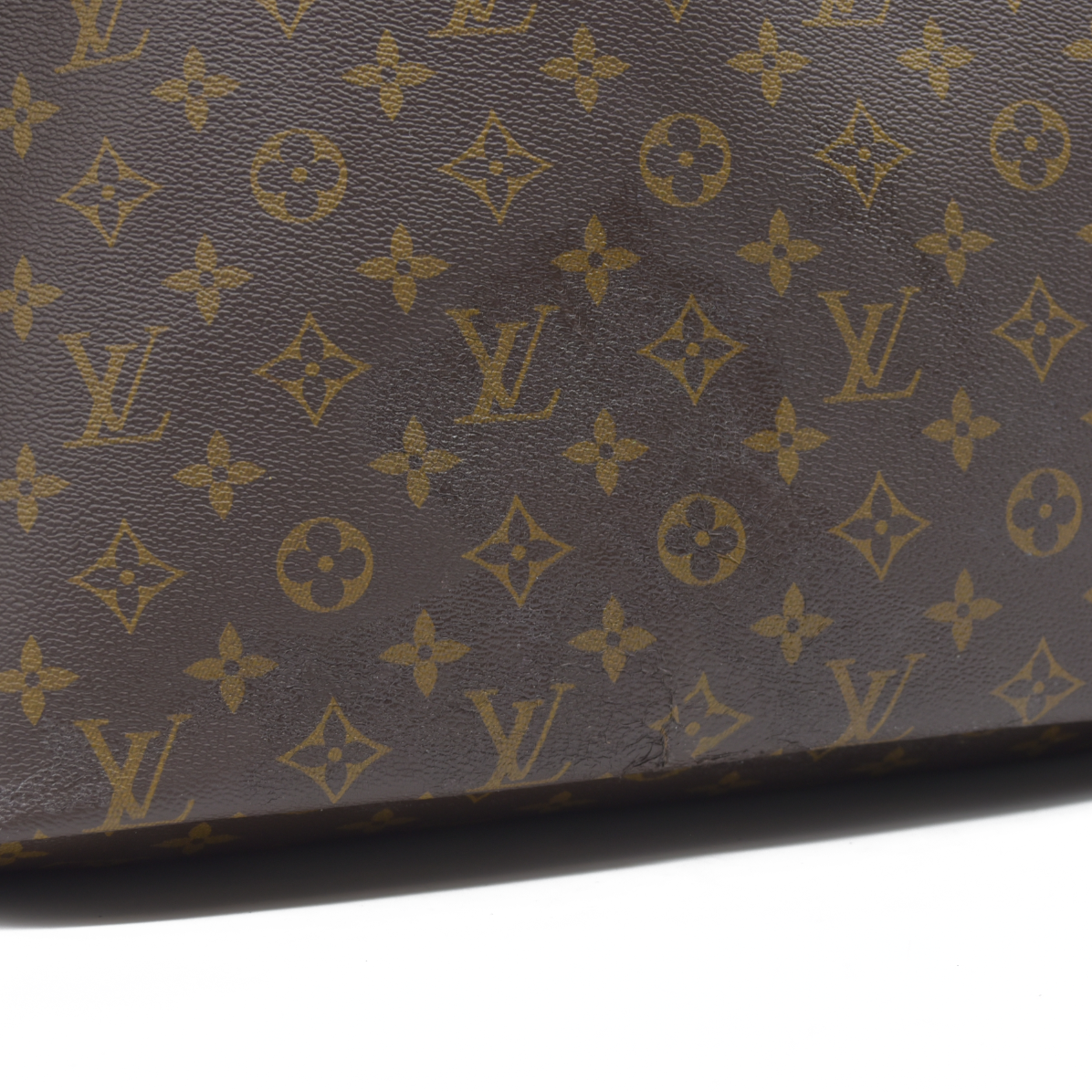 Louis Vuitton LV Monogram Neverfull Inside Out Brown Missing Pouch