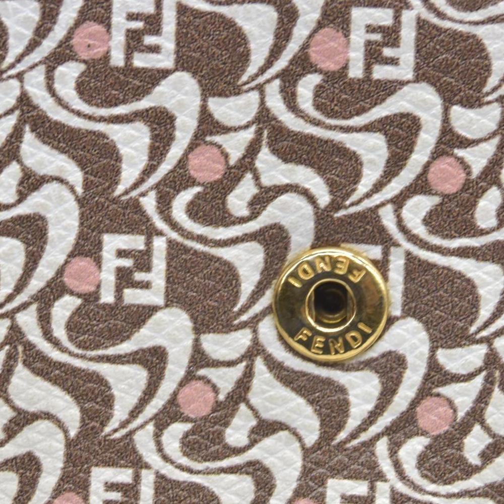 $720 Fendi F Multicolor Baguette leather wallet CONSIGNMENT