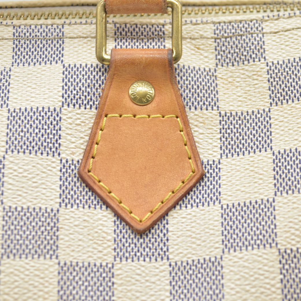 Louis Vuitton  Damier Azur Speedy 25 DU4049 AUCTION $1550