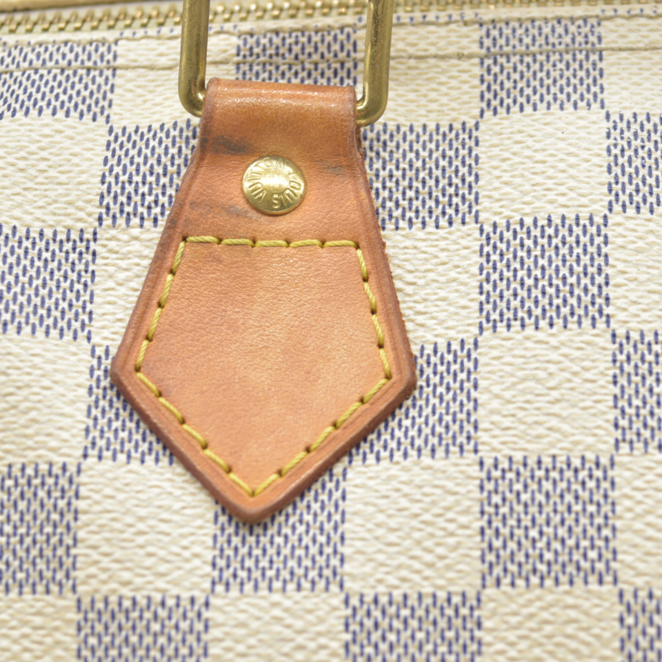 Louis Vuitton  Damier Azur Speedy 25 DU4049 AUCTION $1550