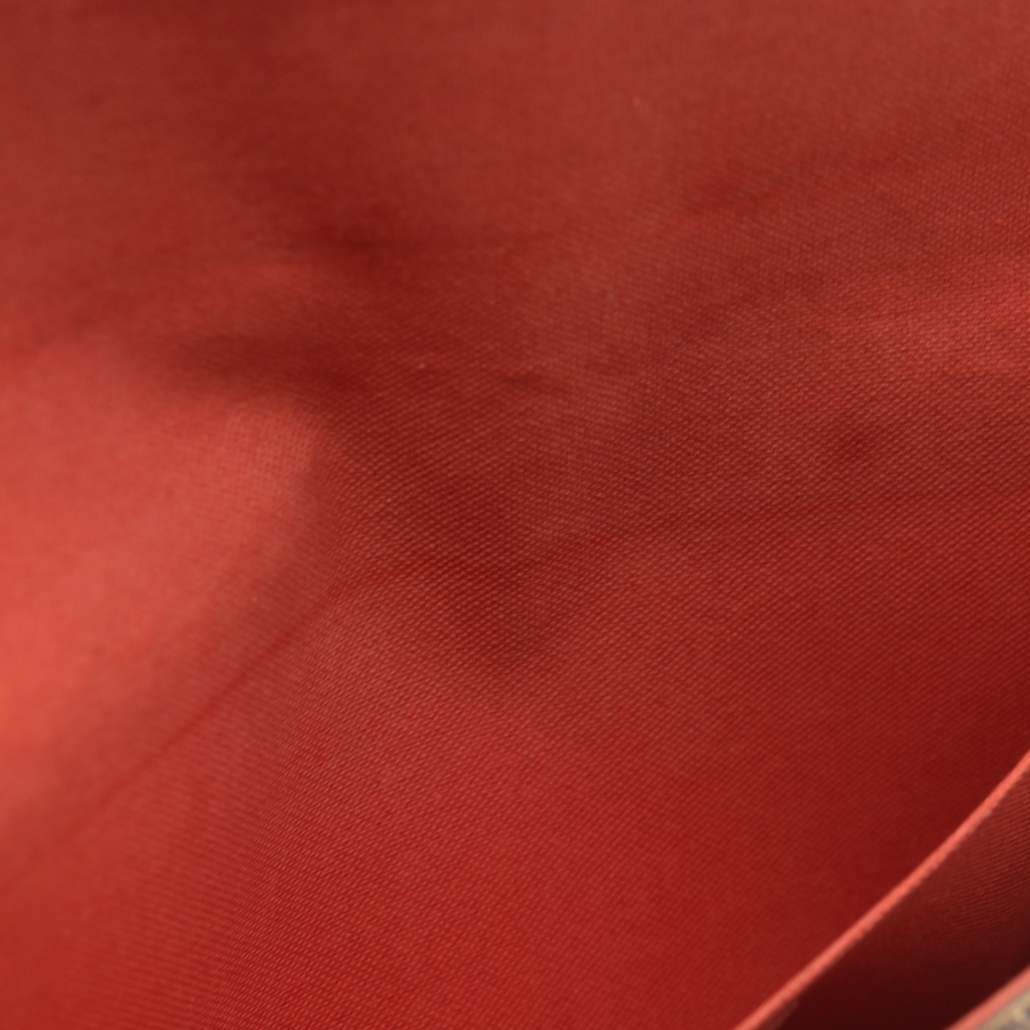 Louis Vuitton  Damier Ebene Pochette Felicie Chain Wallet MI0169