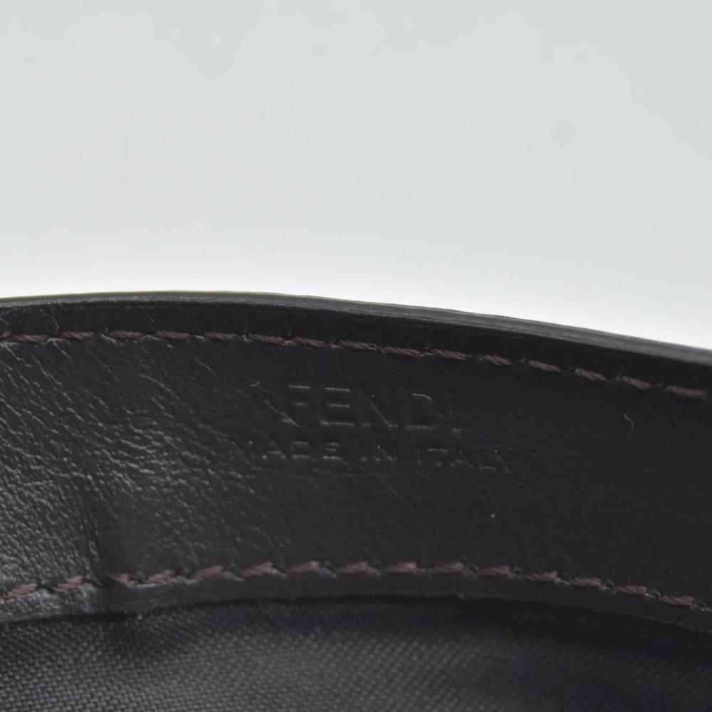 $720 Fendi F Multicolor Baguette leather wallet CONSIGNMENT