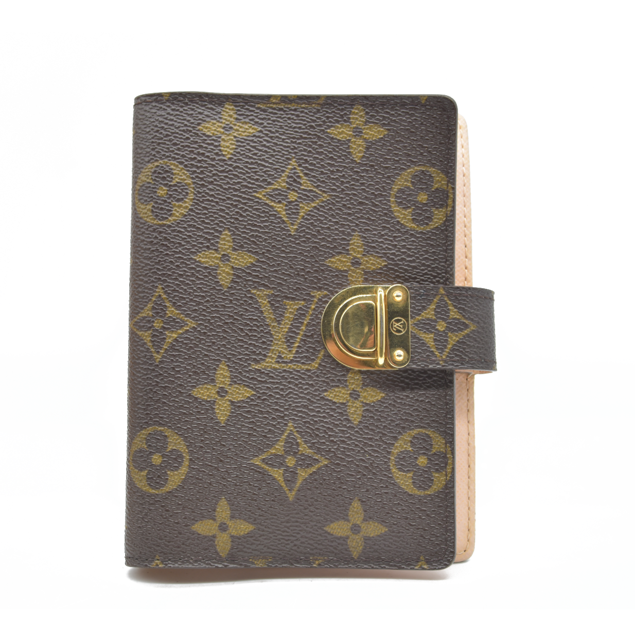 $505 Louis Vuitton Monogram Koala Small Ring Agenda Cover Rose Ballerine CA0075 2005 CONSIGNMENT