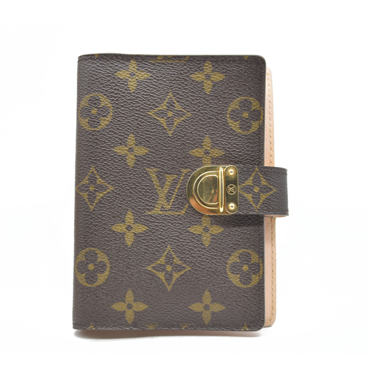 $505 Louis Vuitton Monogram Koala Small Ring Agenda Cover Rose Ballerine CA0075 2005 CONSIGNMENT