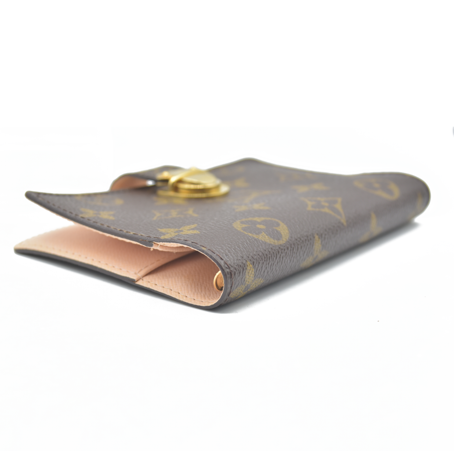 $505 Louis Vuitton Monogram Koala Small Ring Agenda Cover Rose Ballerine CA0075 2005 CONSIGNMENT